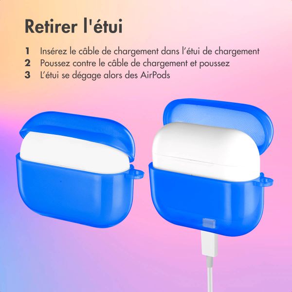 imoshion Coque Néon Apple AirPods Pro - Bleu Cobalt