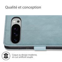 imoshion Étui de télephone portefeuille Google Pixel 10 / 10 Pro - Bleu clair