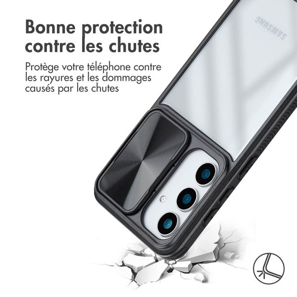imoshion Coque arrière Camslider Samsung Galaxy S25 - Noir