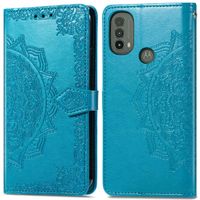 imoshion Etui de téléphone portefeuille Mandala Motorola Moto E30 / E40 - Turquoise