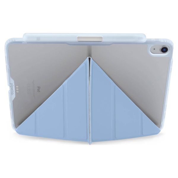 Pipetto Origami No3 Pencil Case iPad Air 11 pouces (2024) M2 / Air 5 (2022) / Air 4 (2020) - Bleu clair