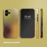 Selencia Coque arrière Vivid avec MagSafe Apple iPhone 16 - Gradient Olive Dust