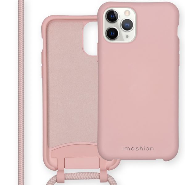 imoshion Coque de couleur avec cordon amovible iPhone 11 Pro - Rose