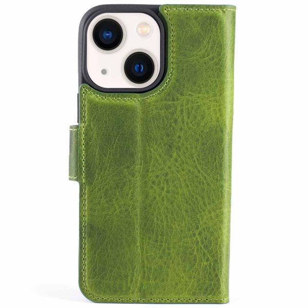 Wachikopa Étui de téléphone portefeuille Magic 2-in-1 iPhone 14 - Forest Green