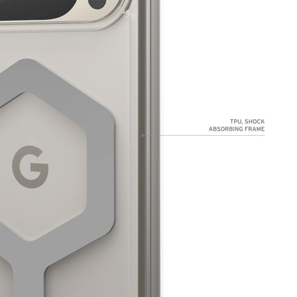 UAG Coque arrière Plyo Pro Google Pixel 9 / 9 Pro - Ice / Silver