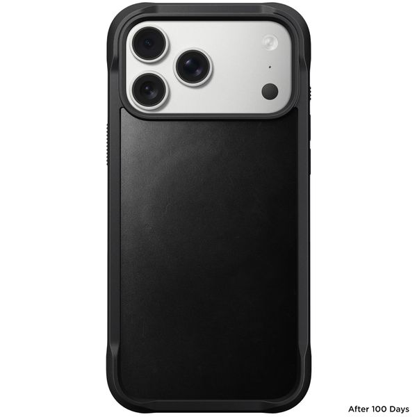 Nomad Coque Rugged Horween Leather Apple iPhone 17 Pro Max - Noir
