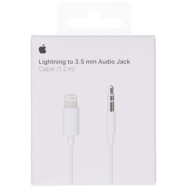 Apple Câble de connexion audio Lightning vers Jack 3,5 mm - 1,2 m - Blanc