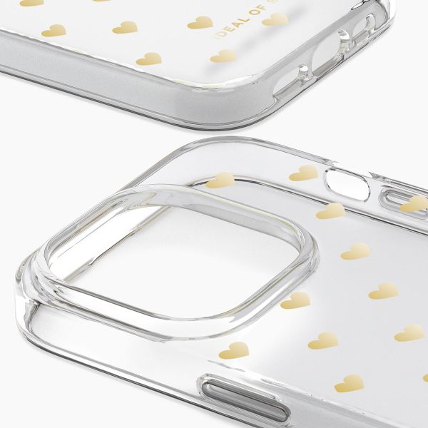 iDeal of Sweden Coque arrière Mirror Apple iPhone 14 Pro - Golden Hearts