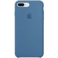 Apple Coque en silicone iPhone 8 Plus / 7 Plus - Denim Blue