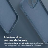 imoshion Coque Couleur avec MagSafe iPhone 15 Pro Max - Bleu foncé