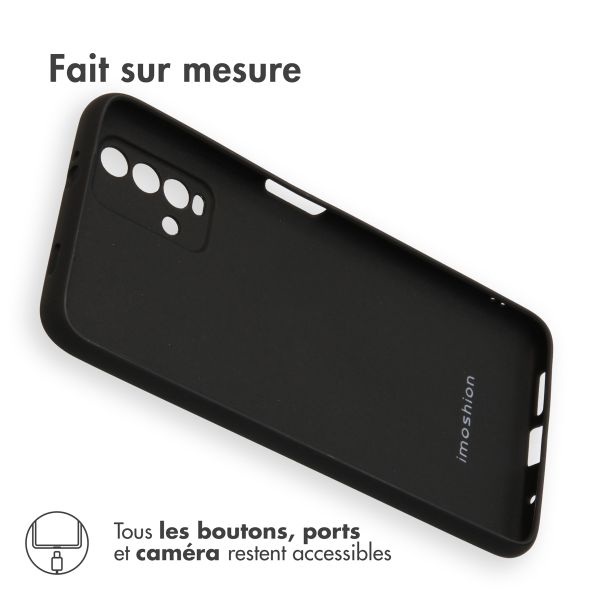 imoshion Coque Couleur Xiaomi Redmi 9T - Noir