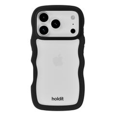 Holdit Coque Wavy Apple iPhone 17 Pro - Black / Transparent