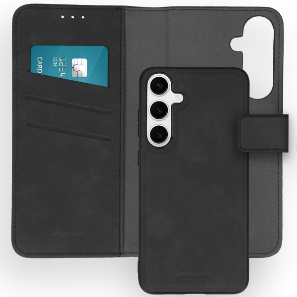 imoshion Etui de téléphone de type portefeuille de luxe 2-en-1 amovible Samsung Galaxy S24 Plus - Noir