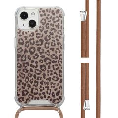 imoshion Coque Design avec cordon Apple iPhone 13 - Leopard Mood