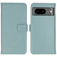 Selencia Étui portefeuille en cuir véritable Google Pixel 8 - Air Blue