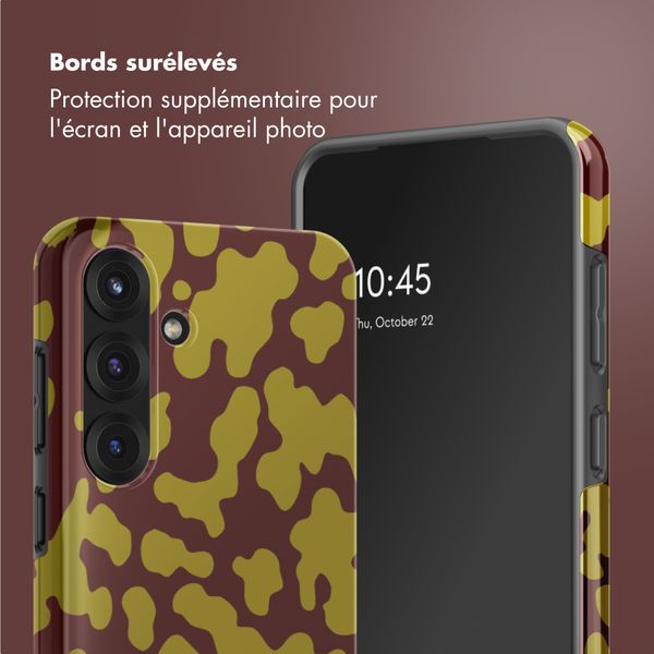 Selencia Coque arrière Vivid avec MagSafe Samsung Galaxy S25 - Moo'd Olive Dust