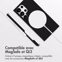 Accezz Coque Kevlar MagSafe Samsung Galaxy S24 Ultra - Noir