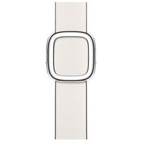 Apple Leather Band Modern Buckle Apple Watch Series 1-9 / SE - 38/40/41 mm / Series 10 - 42 mm - Taille M - Chalk