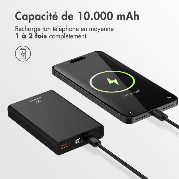 imoshion Ultra Series Batterie externe 10.000 mAh - Noir