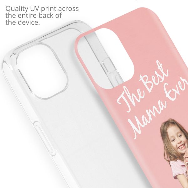 Concevez votre propre coque en gel Apple iPhone 13 Mini - Transparent