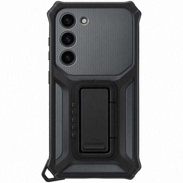 Samsung Coque arrière Rugged Gadget originale Samsung Galaxy S23 - Titan