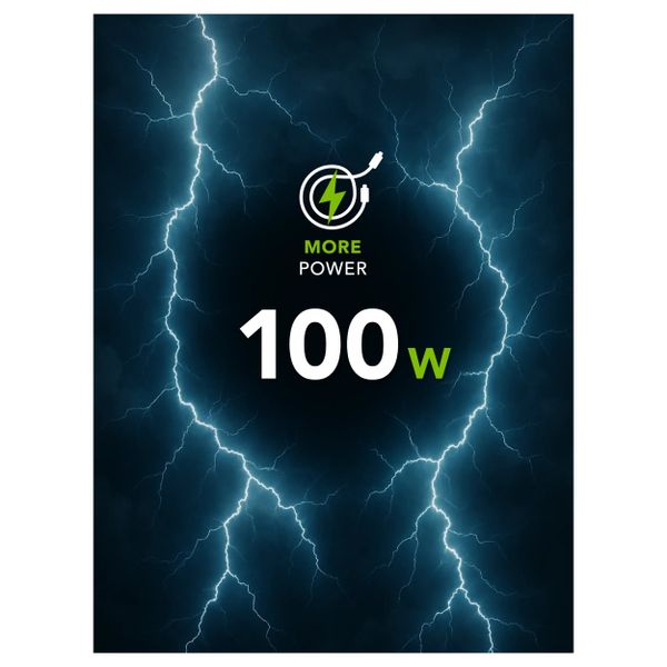 dbramante1928 Câble de recharge Re-charge USB-C vers USB-C 100 W - 3 mètres - Noir