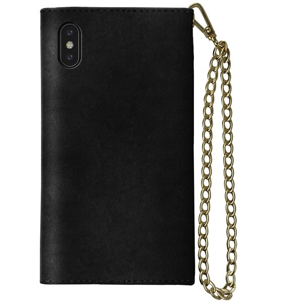 iDeal of Sweden Mayfair Clutch Velvet iPhone Xs Max - Noir