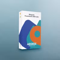 Accezz Powerbank Kevlar 5 000 mAh - MagSafe et Qi2 - Noir