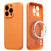 imoshion Coque Couleur avec MagSafe Apple iPhone 16 Pro Max - Neon Orange