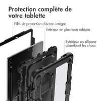 Accezz Coque arrière Defender XT Samsung Galaxy Tab S10 Plus / Tab S9 FE Plus / Tab S9 Plus - Noir
