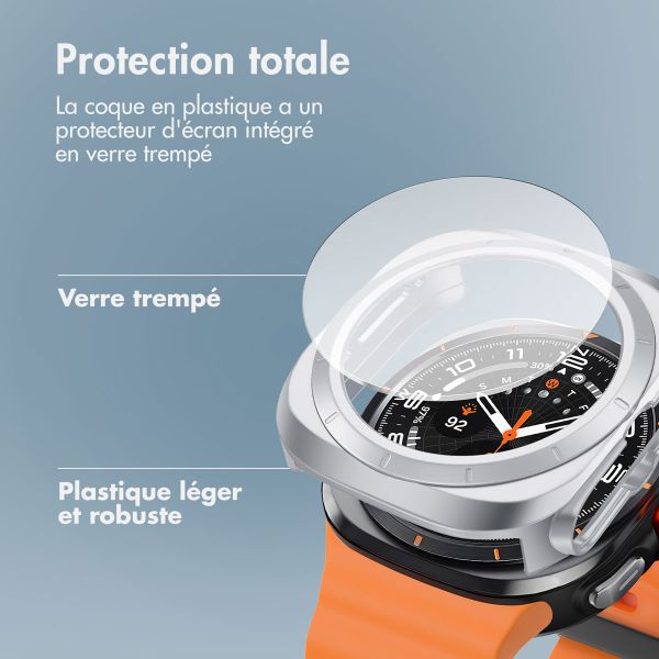 imoshion Coque rigide à couverture complète Samsung Galaxy Watch Ultra (2024/2025) - Argent