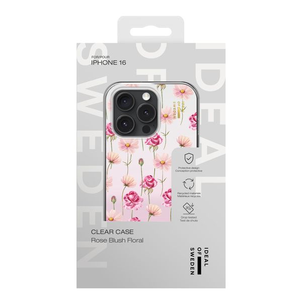 iDeal of Sweden Coque miroir Apple iPhone 16 - Rose Blush Floral