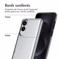 imoshion Coque arrière avec porte-cartes Samsung Galaxy S25 Edge - Gris