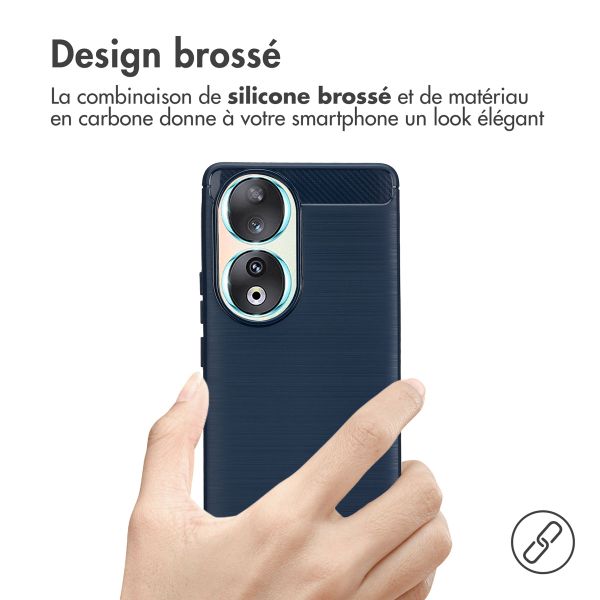 imoshion Coque Brushed Honor 90 - Blauw