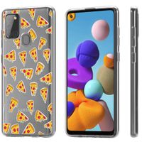 imoshion Coque Design Samsung Galaxy A21s - Pizza - Jaune