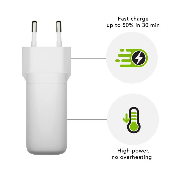 dbramante1928 re-charge | Chargeur Secteur - USB-C 65 watts - Blanc