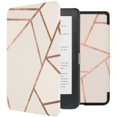 imoshion ﻿Design Slim Hard Sleepcover Kobo Clara HD - White Graphic