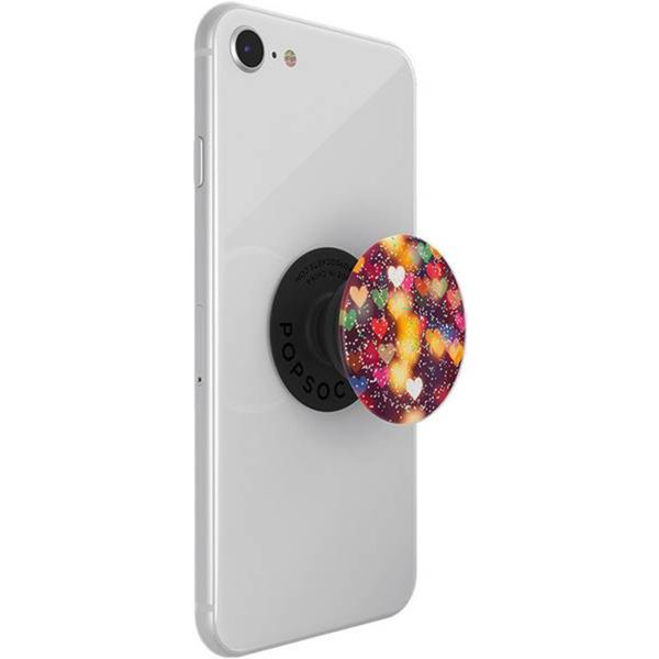 PopSockets PopGrip - Amovible - Glitter Bokeh Hearts