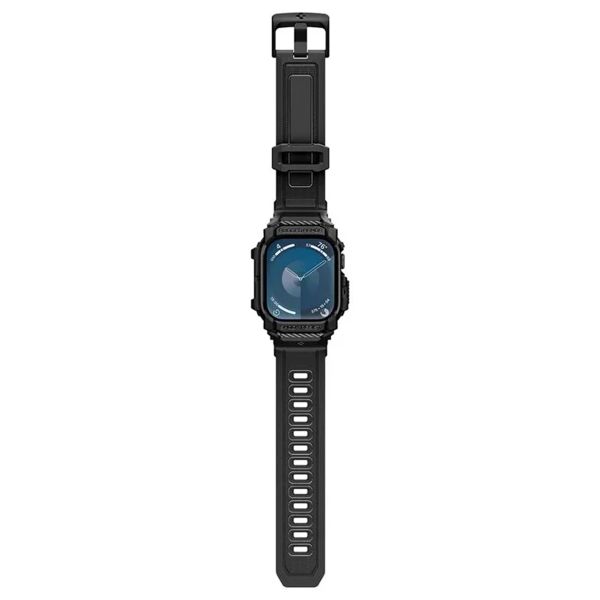 Spigen Coque Rugged Armor™ Pro Apple Watch 10 - 42 mm - Matte Black