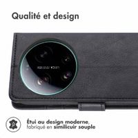 imoshion Étui de télephone portefeuille de luxe Xiaomi 17 Ultra - Noir