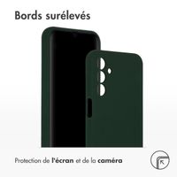 Accezz Coque Liquid Silicone Samsung Galaxy A15 (5G/4G) - Forest Green