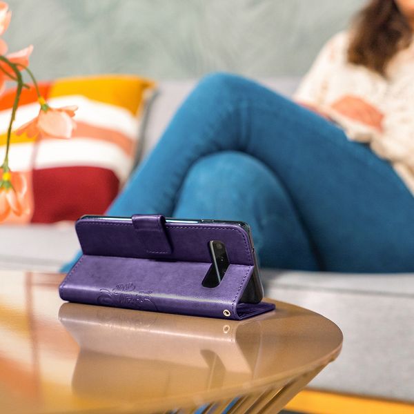 Etui de téléphone Fleurs de Trèfle iPhone 6 / 6s - Violet