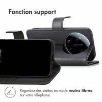 imoshion Étui de télephone portefeuille de luxe Xiaomi 17 Ultra - Noir