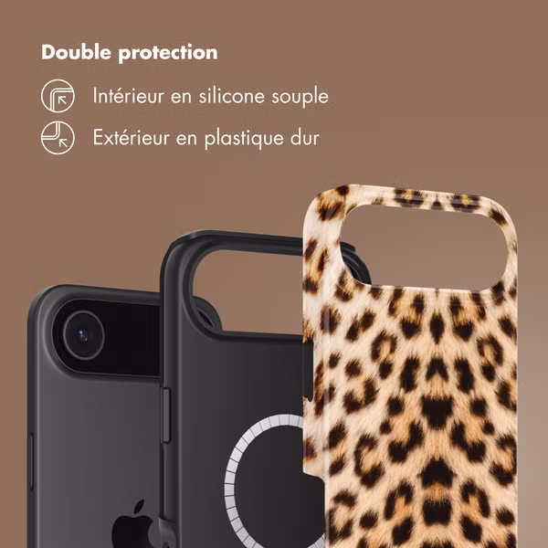 Selencia Coque arrière Vivid avec MagSafe Apple iPhone Air - Wild Leo
