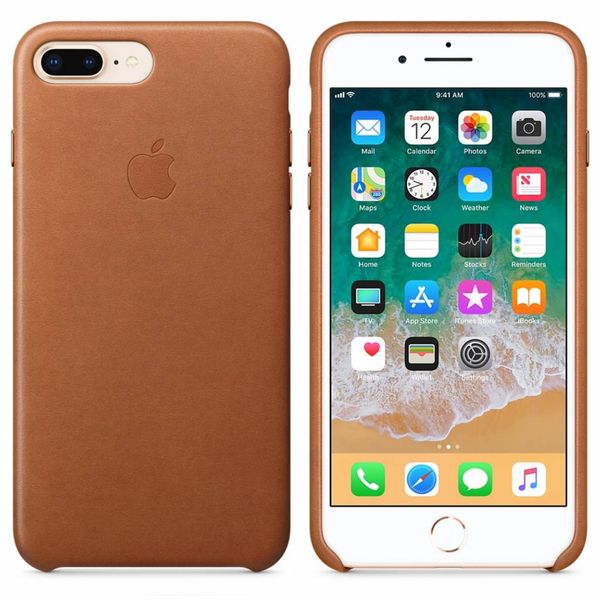 Apple Coque Leather Apple iPhone 8 Plus / 7 Plus