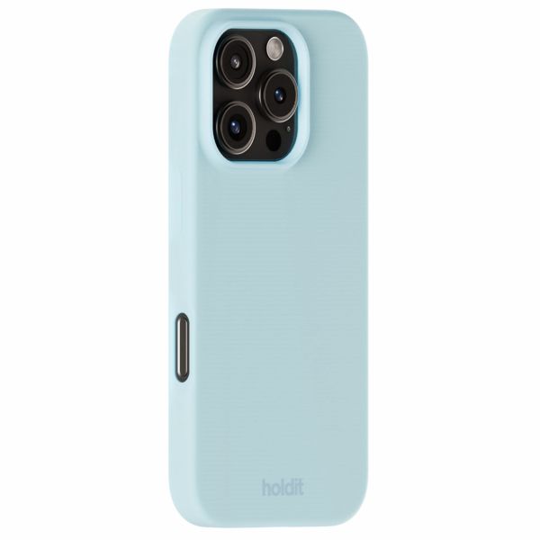 Holdit Coque Silicone iPhone 16 Pro Max - Mineral Blue