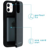 imoshion Coque avec support de passe iPhone 12 Mini - Noir