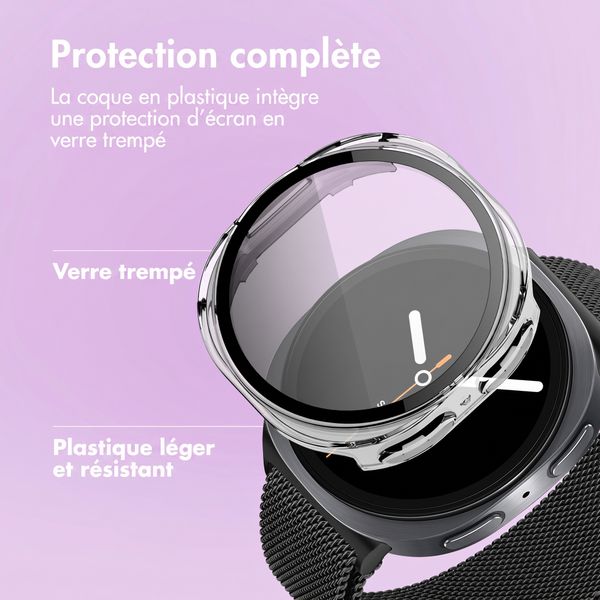 imoshion Coque rigide à couverture complète Samsung Galaxy Watch 8 (40 mm) - Transparent