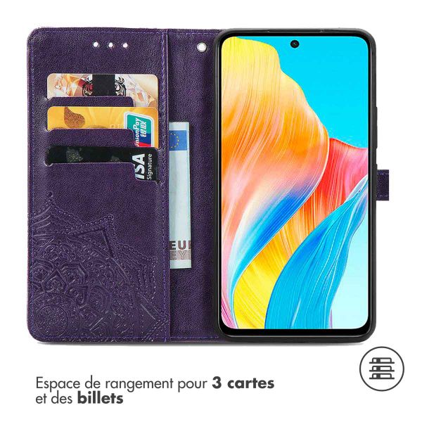 imoshion Etui de télephone Mandala Oppo A98 - Violet