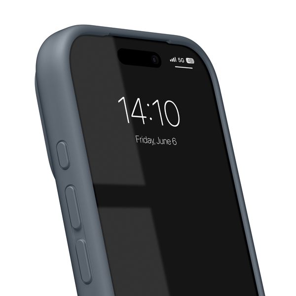 iDeal of Sweden Coque en silicone avec MagSafe Apple iPhone 17 Pro - Midnight Blue